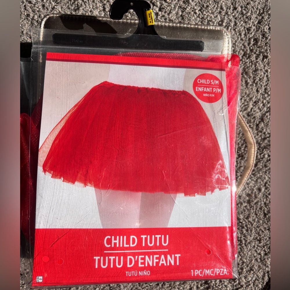 🗺️ Amscan Tutu Color Red, 1 Small Child’s Skirt for Girls Perfect Costume Dance